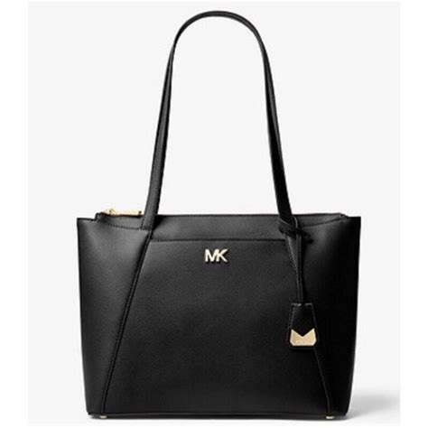 michael michael kors maddie classic leather tote|Michael Kors Women's Medium Maddie Leather Top.